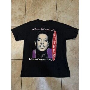 Rare Vintage 90s En Vogue Luther Vandross Tour T Shirt Hiphop Rap Tee Size XL‎